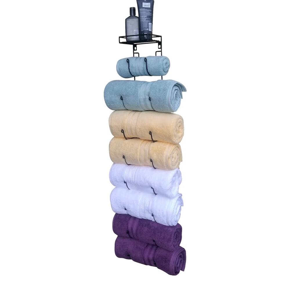 8 Bath Towel Rack in Bathroom and Kitchen Premium Presents